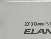 2013 Hyundai Elantra Owners Manual Book Guide OEM Used Auto Parts - Oemusedautoparts1.com