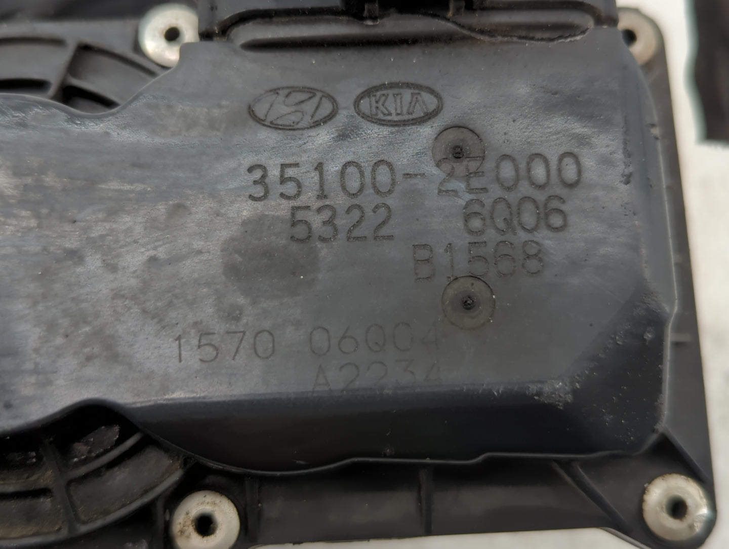 2011-2020 Hyundai Elantra Throttle Body P/N:35100-2E000 35100-2E710 Fits OEM Used Auto Parts - Oemusedautoparts1.com