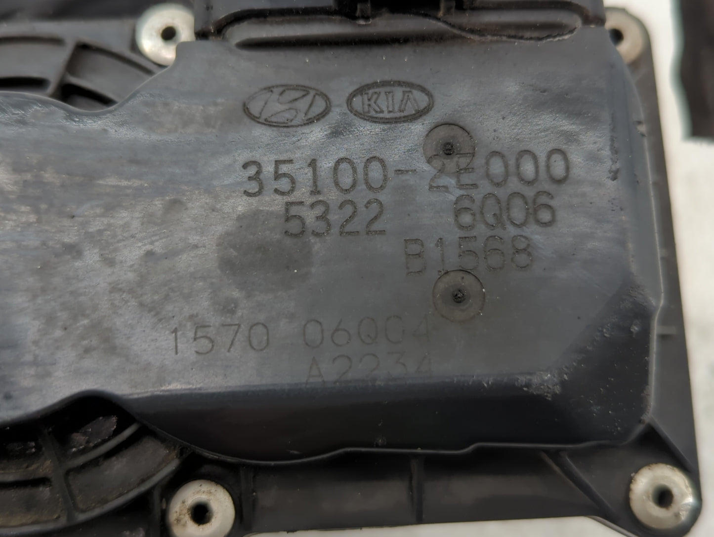 2011-2020 Hyundai Elantra Throttle Body P/N:35100-2E000 35100-2E710 Fits OEM Used Auto Parts - Oemusedautoparts1.com