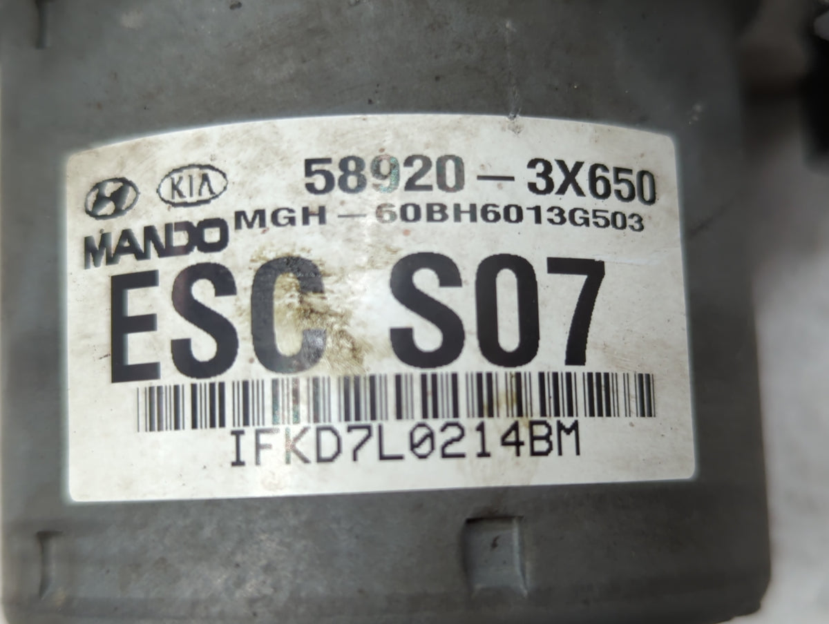 2011-2013 Hyundai Elantra Anti-Lock Brake ABS Pump Module Actuator OEM P/N:58920-3X650 58920-3X700 Fits Fits 2011 2012 2013 