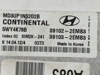 2011-2013 Hyundai Elantra PCM Engine Control Computer ECU ECM PCU OEM P/N:39103-2EMP3 39102-2EMP3 Fits Fits 2011 2012 2013 O