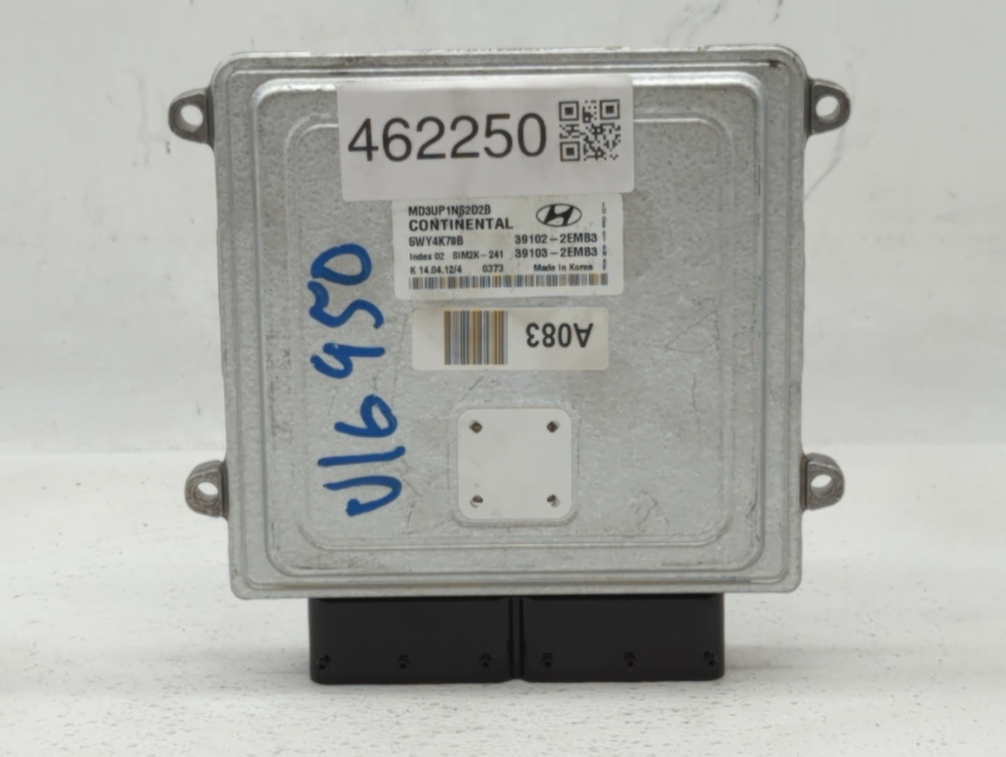 2011-2013 Hyundai Elantra PCM Engine Control Computer ECU ECM PCU OEM P/N:39103-2EMP3 39102-2EMP3 Fits Fits 2011 2012 2013 O