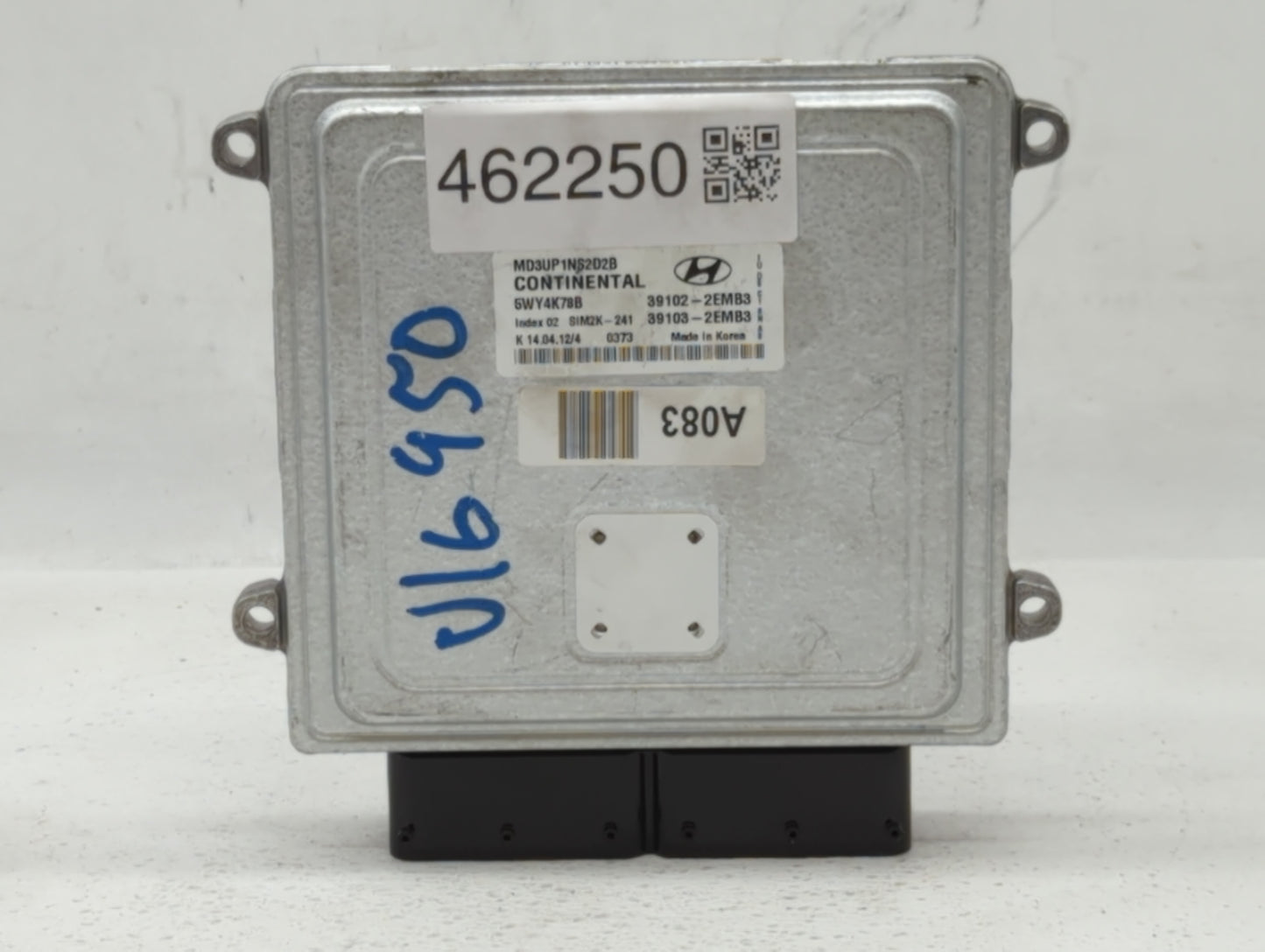 2011-2013 Hyundai Elantra PCM Engine Control Computer ECU ECM PCU OEM P/N:39103-2EMP3 39102-2EMP3 Fits Fits 2011 2012 2013 O