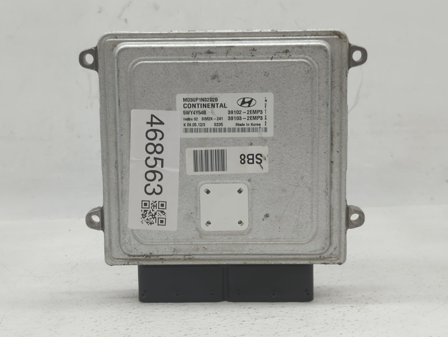 2011-2013 Hyundai Elantra PCM Engine Control Computer ECU ECM PCU OEM P/N:39103-2EMP3 39102-2EMP3 Fits Fits 2011 2012 2013 O