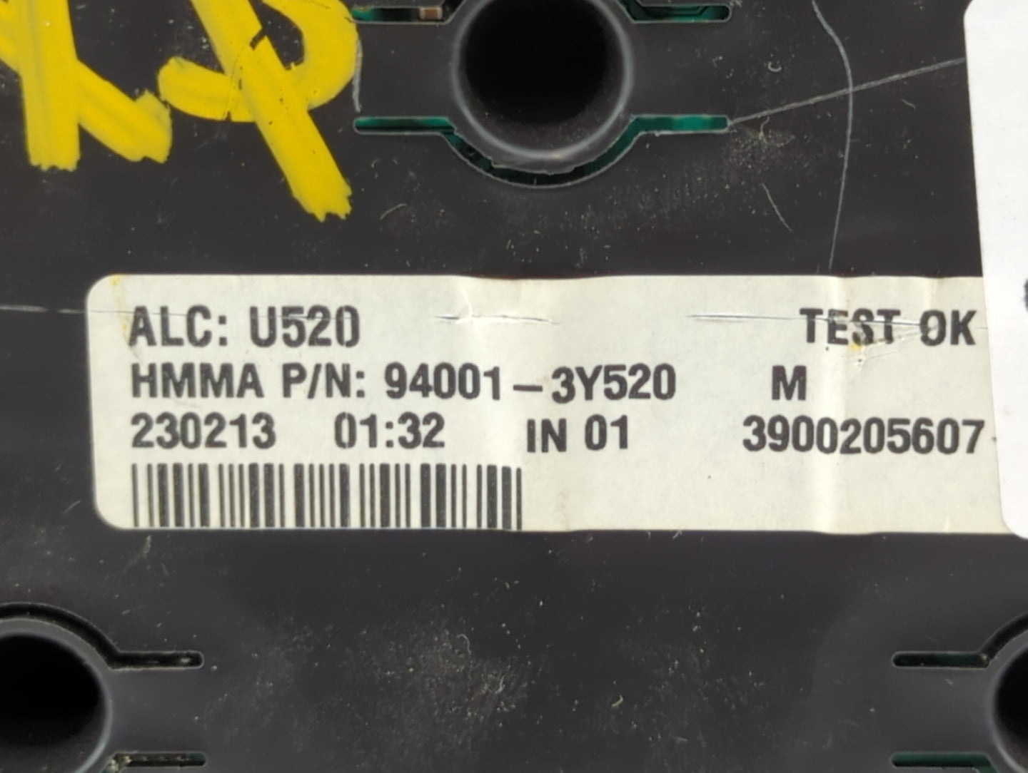 2013 Hyundai Elantra Instrument Cluster Speedometer Gauges P/N:94001-3X275 94001-3Y520 Fits OEM Used Auto Parts - Oemusedaut