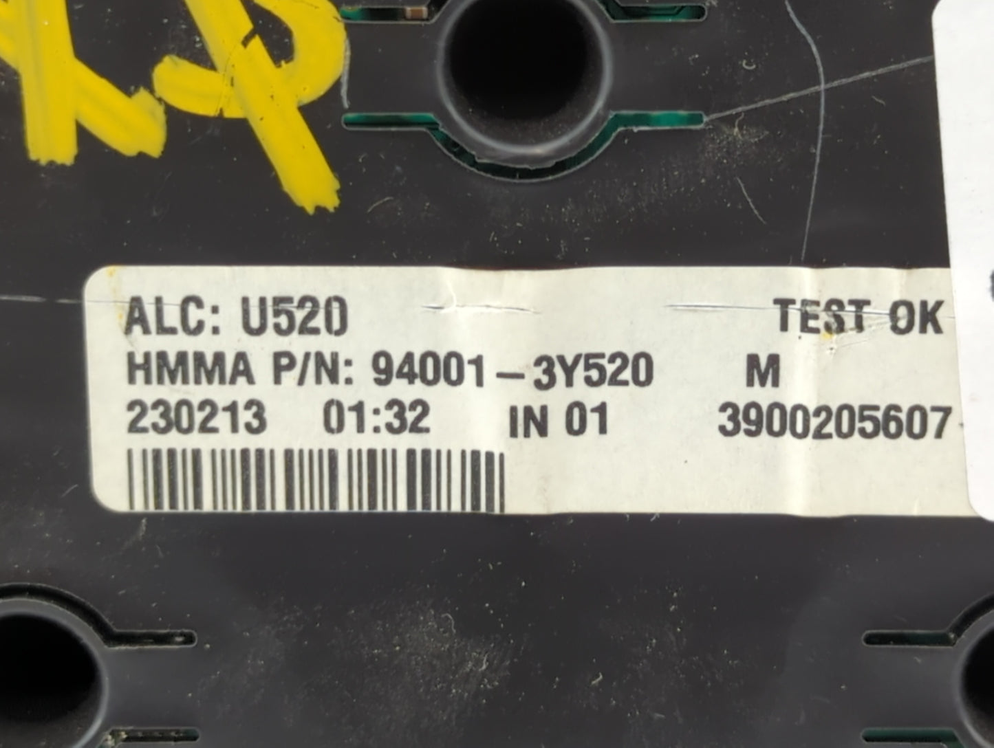 2013 Hyundai Elantra Instrument Cluster Speedometer Gauges P/N:94001-3X275 94001-3Y520 Fits OEM Used Auto Parts - Oemusedaut