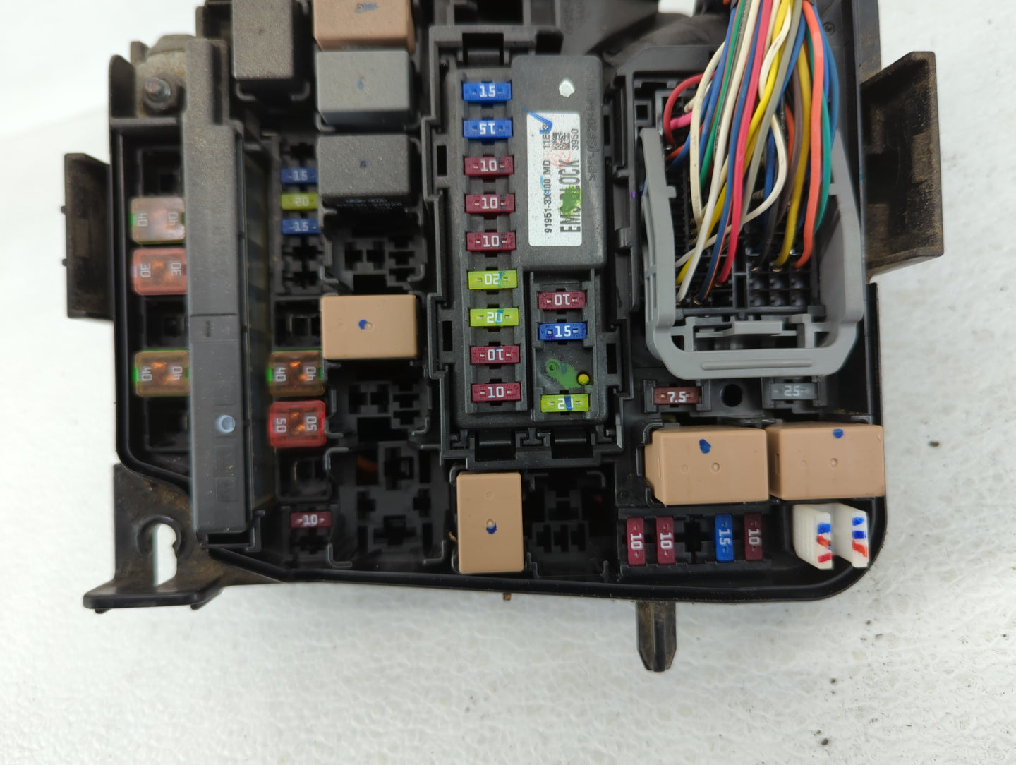 2011-2013 Hyundai Elantra Fusebox Fuse Box Panel Relay Module P/N:91950-3X510 91950-1H031, 91950-3X711 Fits Fits 2011 2012 2