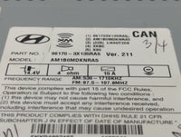 2013-2013 Hyundai Elantra Am Fm Cd Player Radio Receiver - Oemusedautoparts1.com