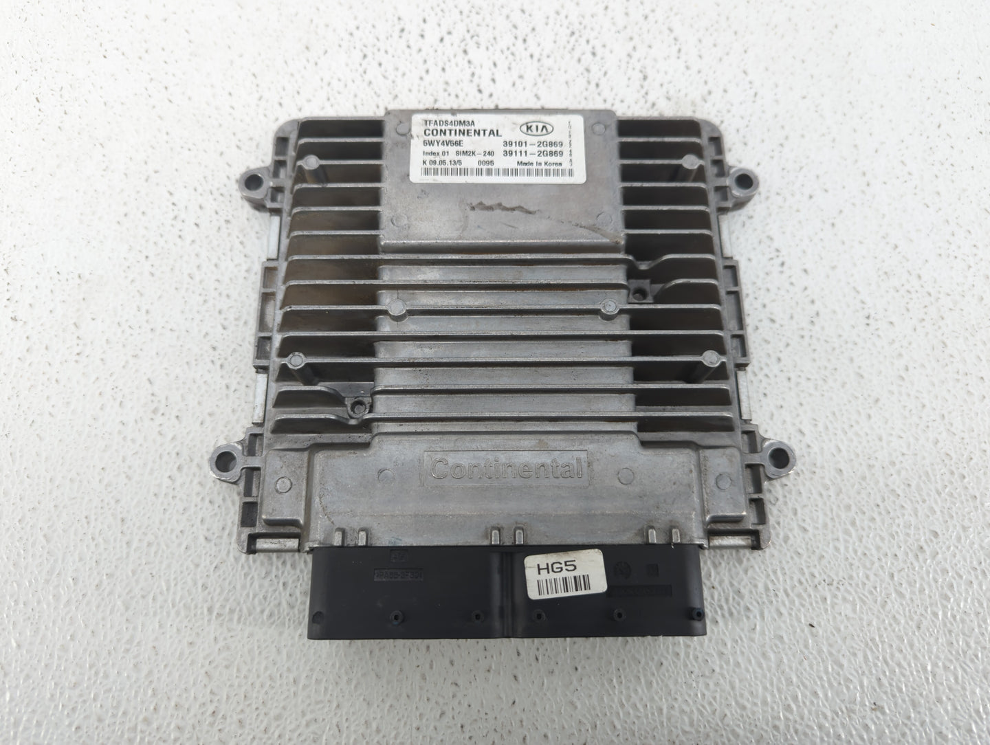 2011-2013 Hyundai Elantra PCM Engine Control Computer ECU ECM PCU OEM P/N:39111-2G869 39101-2G869 Fits Fits 2011 2012 2013 O