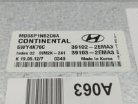 2011-2013 Hyundai Elantra PCM Engine Control Computer ECU ECM PCU OEM P/N:39102-2EMA0 39103-2EMN3 Fits Fits 2011 2012 2013 O