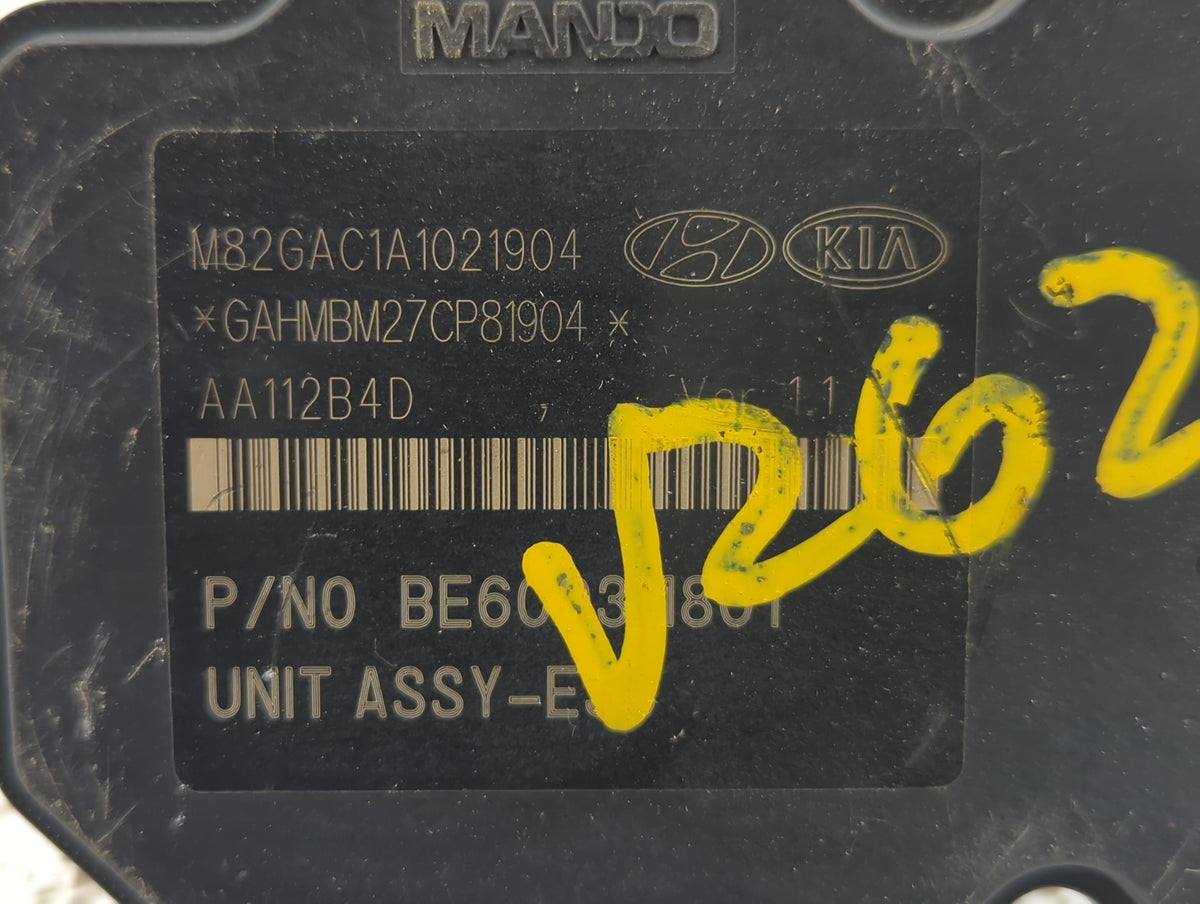 2013 Hyundai Elantra Anti-Lock Brake ABS Pump Module Actuator OEM P/N:58920-3X660 Fits OEM Used Auto Parts - Oemusedautopart