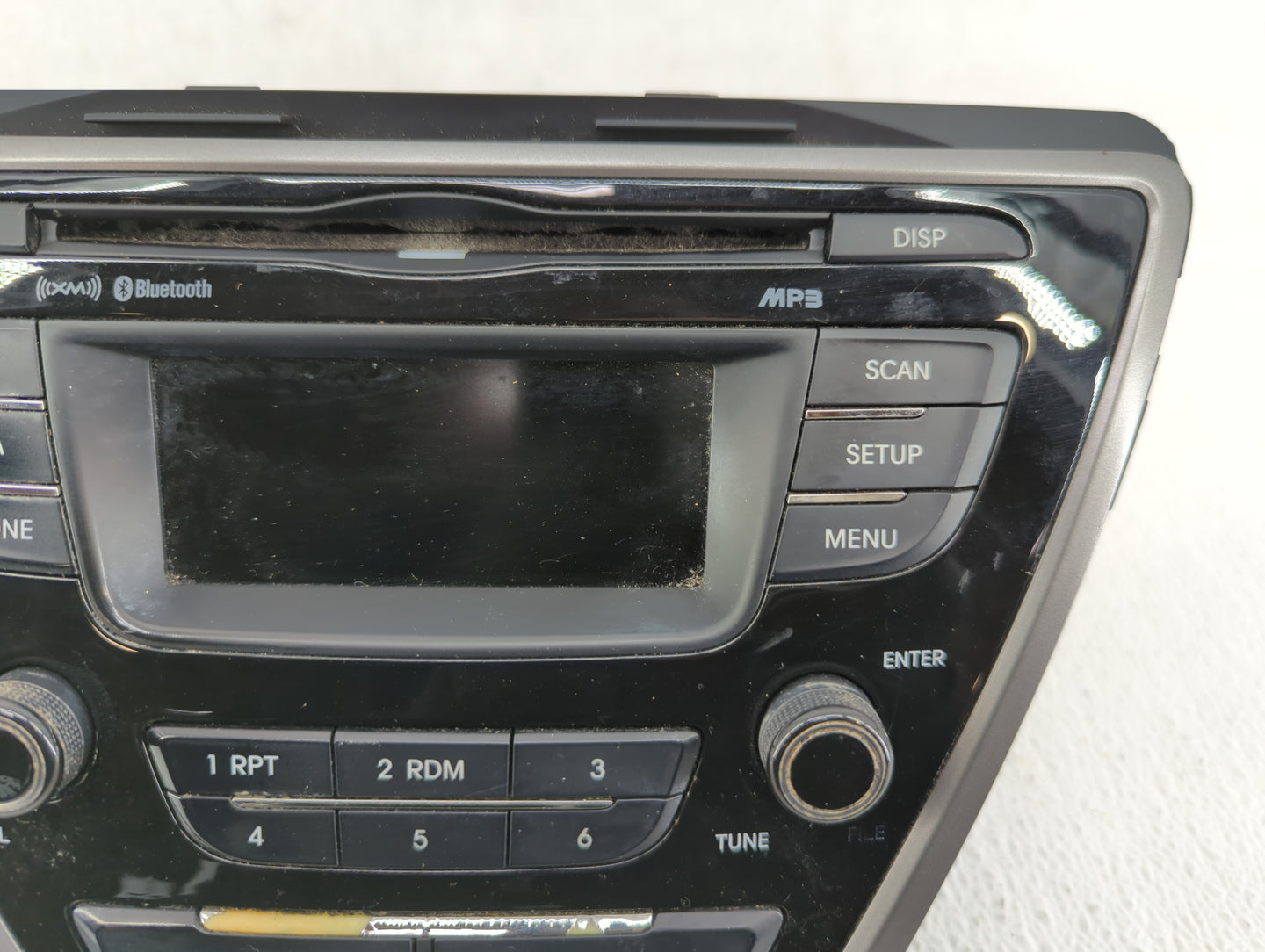 2013 Hyundai Elantra Radio AM FM Cd Player Receiver Replacement P/N:96170-3X165RA5 Fits OEM Used Auto Parts - Oemusedautopar
