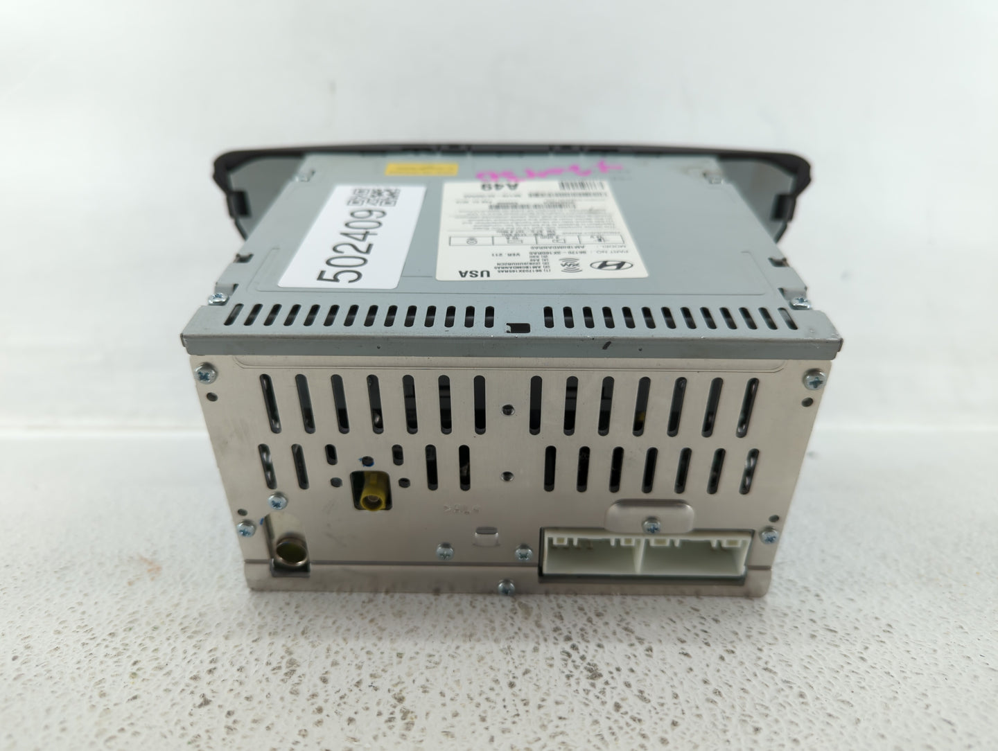 2013 Hyundai Elantra Radio AM FM Cd Player Receiver Replacement P/N:96170-3X165RA5 Fits OEM Used Auto Parts - Oemusedautopar
