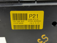 2013-2017 Hyundai Elantra Climate Control Module Temperature AC/Heater Replacement P/N:97250-A5200GU Fits OEM Used Auto Part