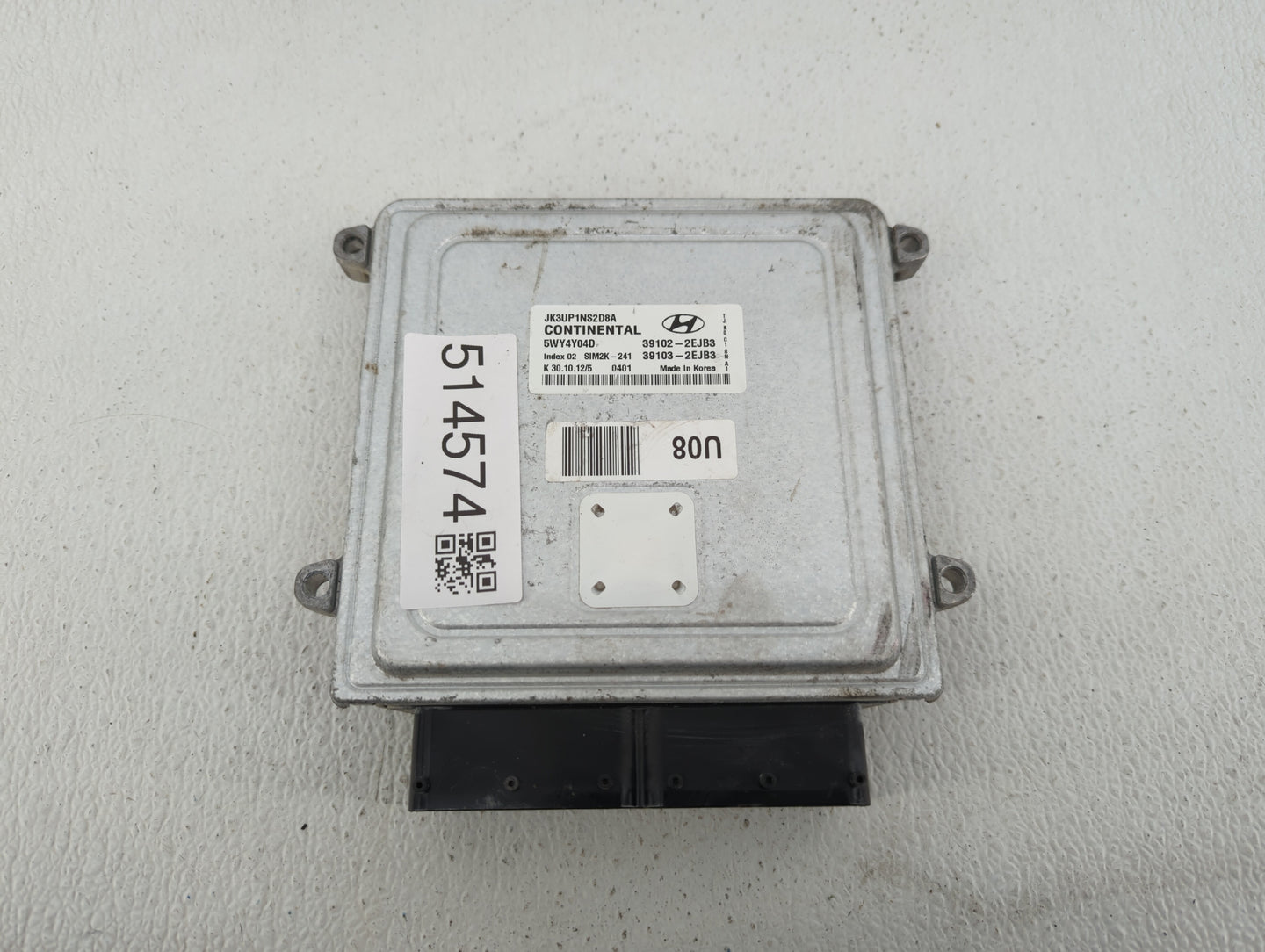2013 Hyundai Elantra PCM Engine Control Computer ECU ECM PCU OEM P/N:39103-2EJB3 39102-2EJB3 Fits OEM Used Auto Parts - Oemu