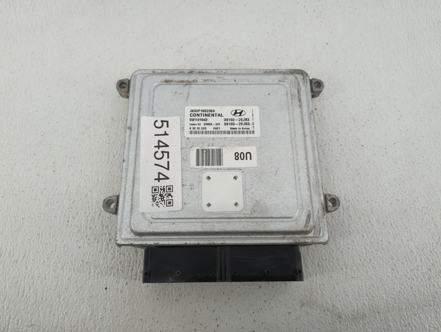 2013 Hyundai Elantra PCM Engine Control Computer ECU ECM PCU OEM P/N:39103-2EJB3 39102-2EJB3 Fits OEM Used Auto Parts - Oemu