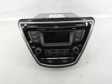 2013 Hyundai Elantra Radio AM FM Cd Player Receiver Replacement P/N:96170-3X165RA5 Fits OEM Used Auto Parts - Oemusedautopar