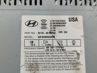 2013 Hyundai Elantra Radio AM FM Cd Player Receiver Replacement P/N:96170-3X165RA5 Fits OEM Used Auto Parts - Oemusedautopar