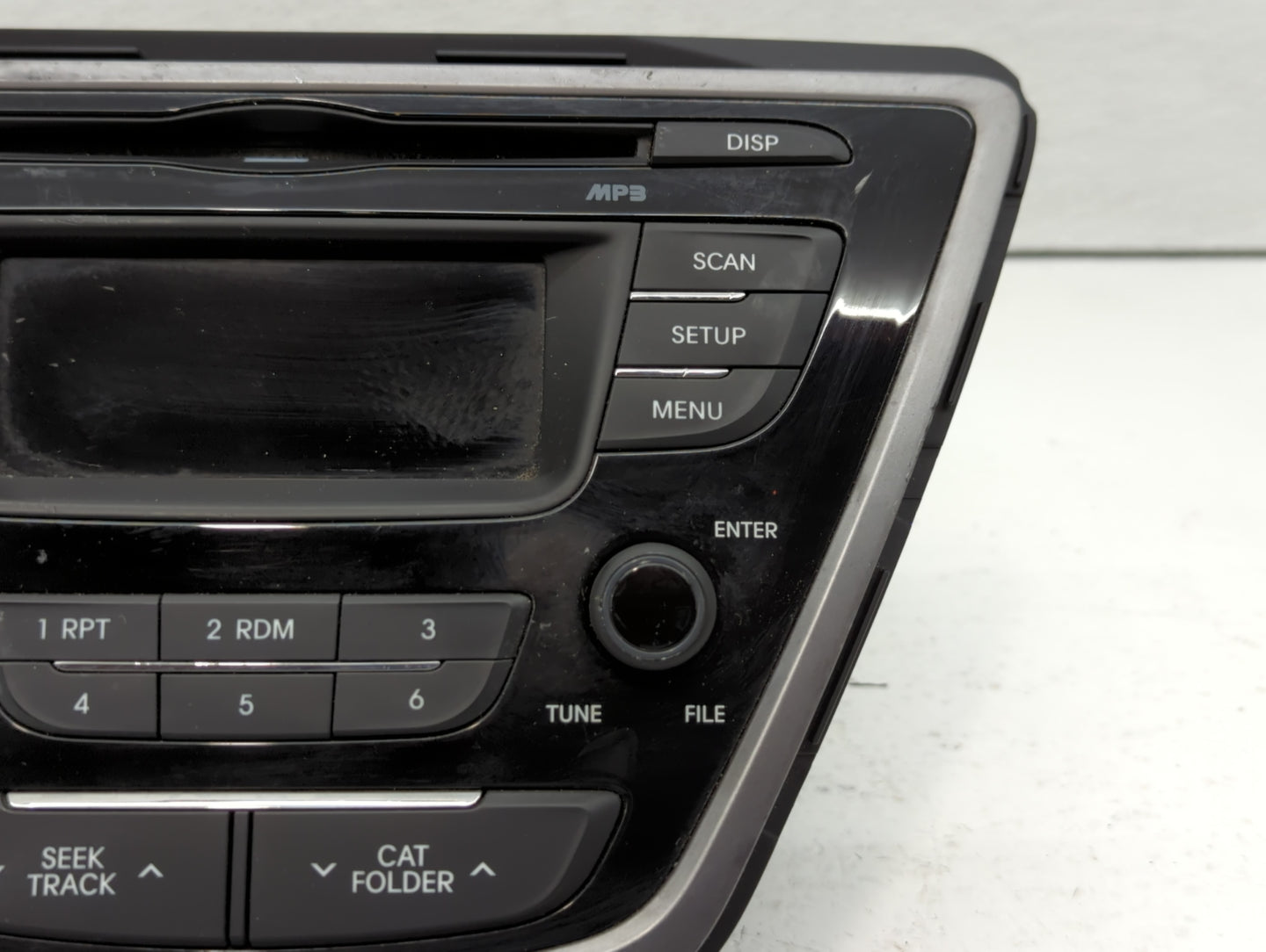 2013 Hyundai Elantra Radio AM FM Cd Player Receiver Replacement P/N:96170-3X155RA5 Fits OEM Used Auto Parts - Oemusedautopar