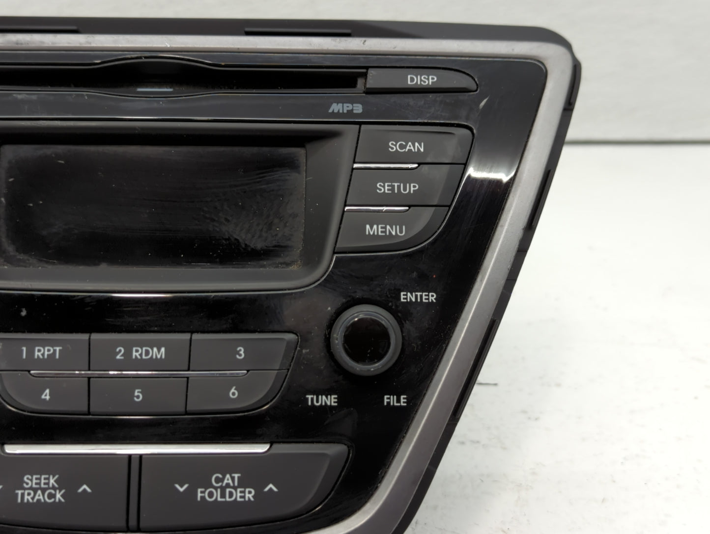 2013 Hyundai Elantra Radio AM FM Cd Player Receiver Replacement P/N:96170-3X155RA5 Fits OEM Used Auto Parts - Oemusedautopar
