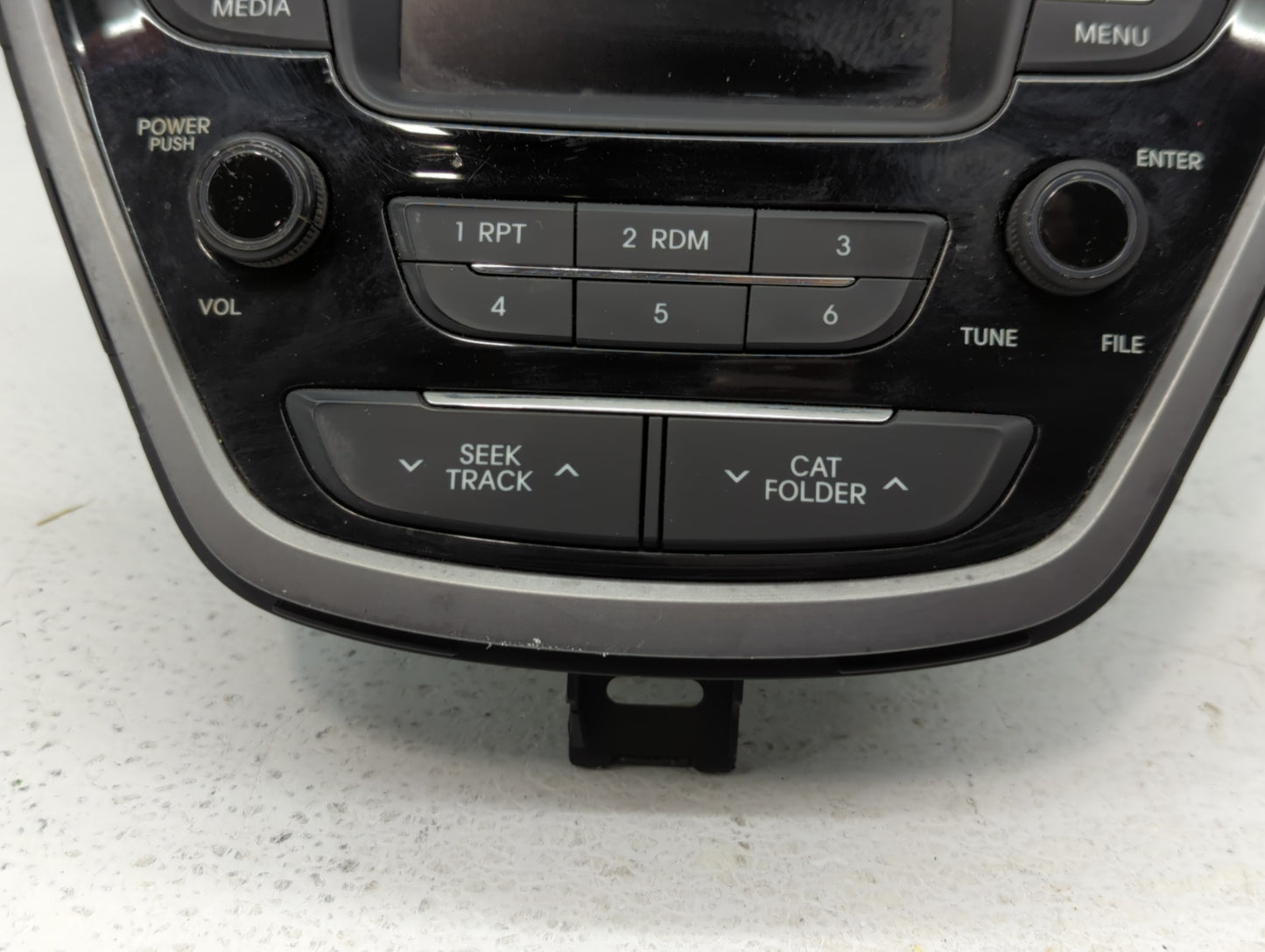 2013 Hyundai Elantra Radio AM FM Cd Player Receiver Replacement P/N:96170-3X155RA5 Fits OEM Used Auto Parts - Oemusedautopar