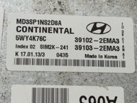 2011-2013 Hyundai Elantra PCM Engine Control Computer ECU ECM PCU OEM P/N:39103-2EMA3 39102-2EMA3 Fits Fits 2011 2012 2013 O