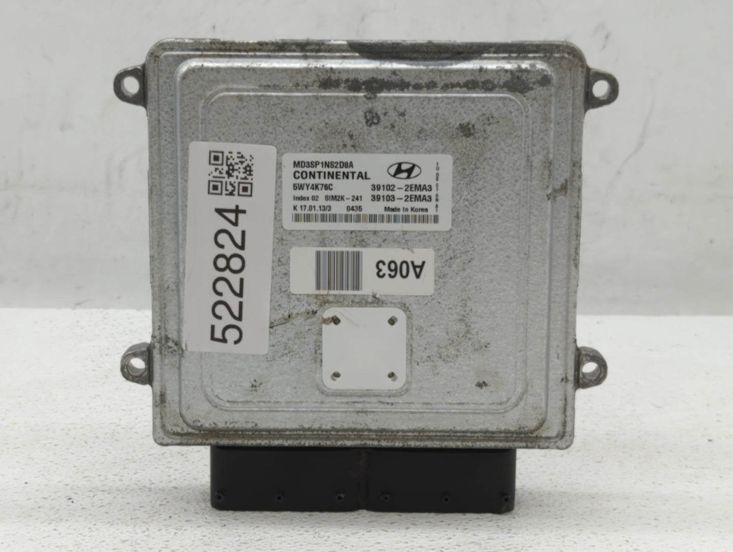 2011-2013 Hyundai Elantra PCM Engine Control Computer ECU ECM PCU OEM P/N:39103-2EMA3 39102-2EMA3 Fits Fits 2011 2012 2013 O