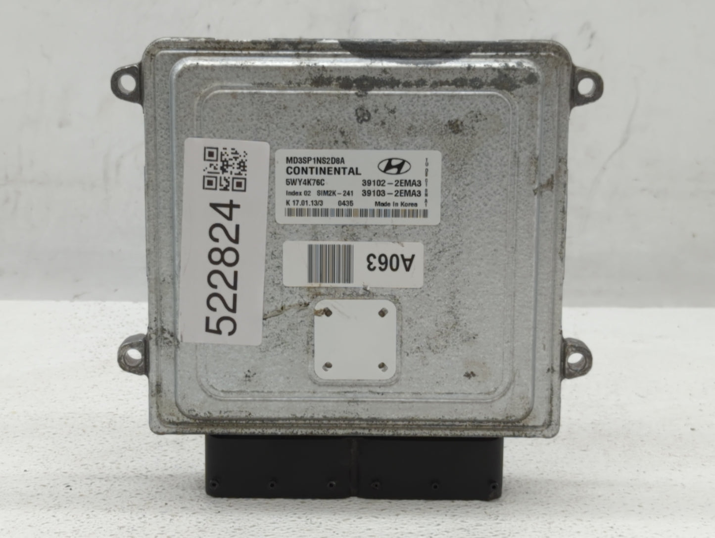 2011-2013 Hyundai Elantra PCM Engine Control Computer ECU ECM PCU OEM P/N:39103-2EMA3 39102-2EMA3 Fits Fits 2011 2012 2013 O