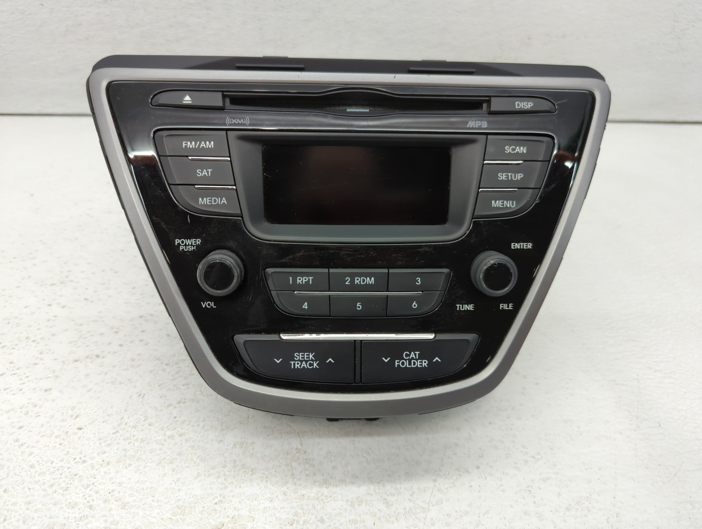 2013 Hyundai Elantra Radio AM FM Cd Player Receiver Replacement P/N:96170-3X155RA5 HS7T-19-BD Fits OEM Used Auto Parts - Oem