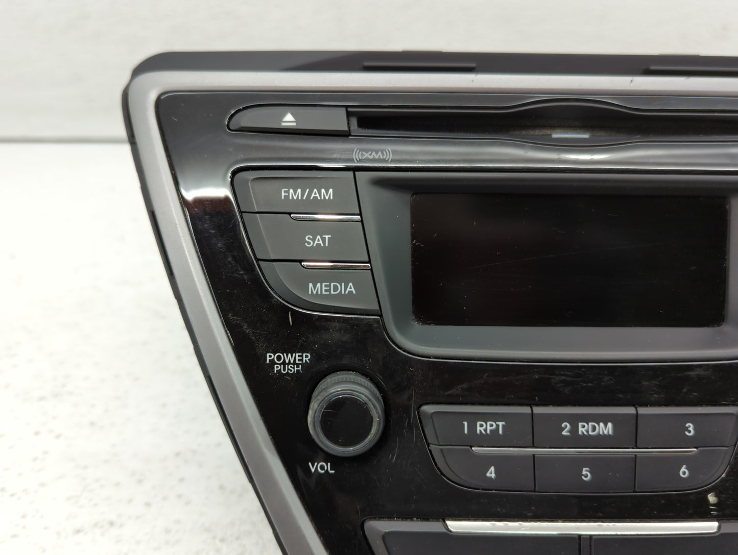 2013 Hyundai Elantra Radio AM FM Cd Player Receiver Replacement P/N:96170-3X155RA5 HS7T-19-BD Fits OEM Used Auto Parts - Oem