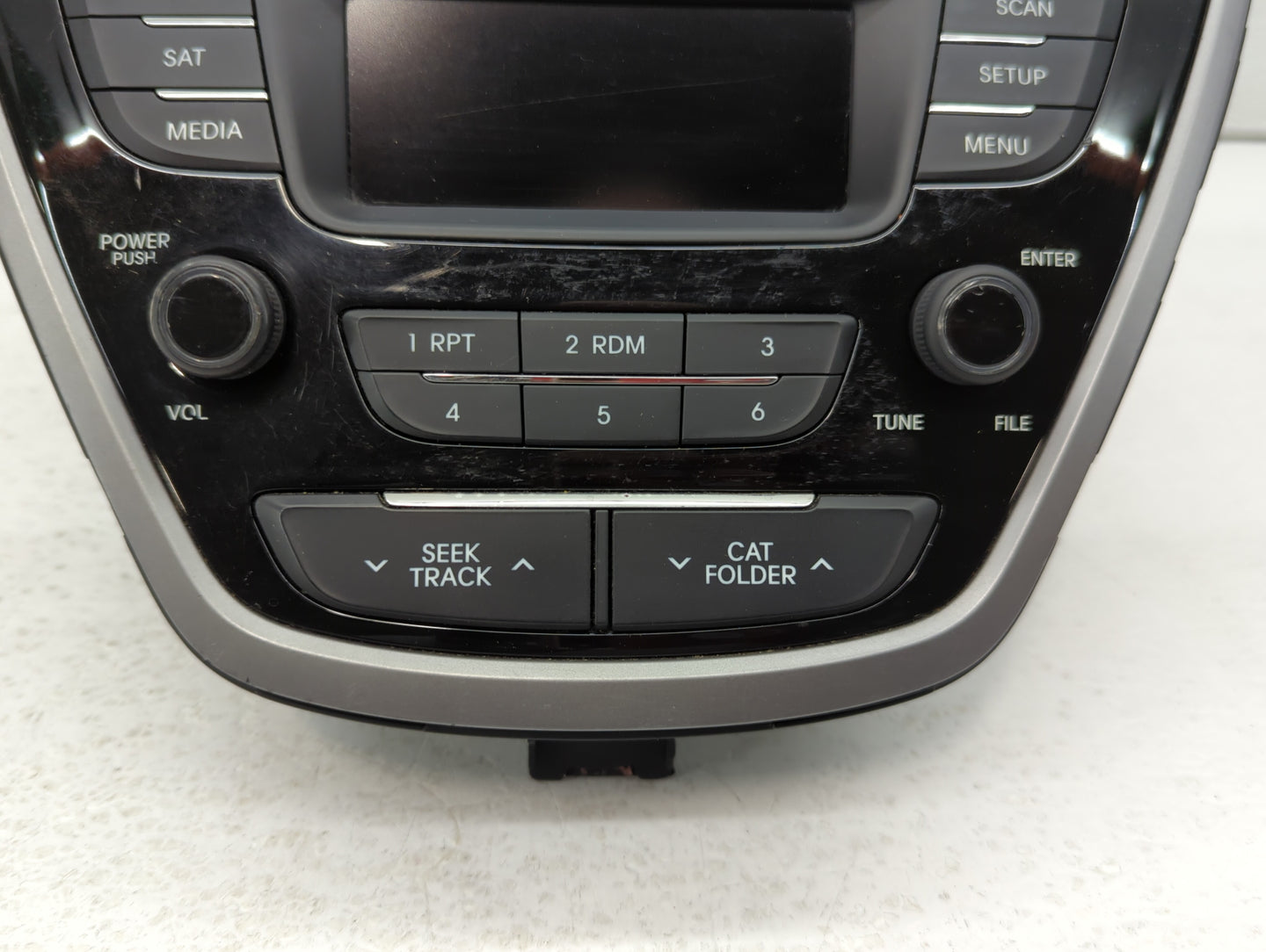 2013 Hyundai Elantra Radio AM FM Cd Player Receiver Replacement P/N:96170-3X155RA5 HS7T-19-BD Fits OEM Used Auto Parts - Oem