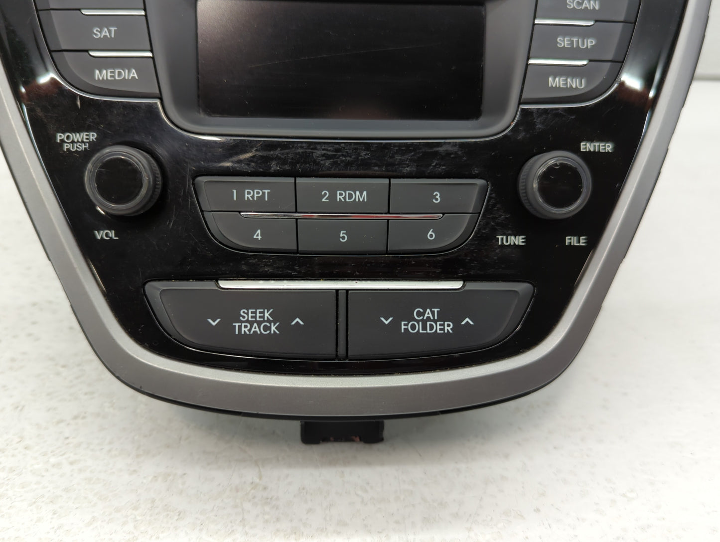 2013 Hyundai Elantra Radio AM FM Cd Player Receiver Replacement P/N:96170-3X155RA5 HS7T-19-BD Fits OEM Used Auto Parts - Oem