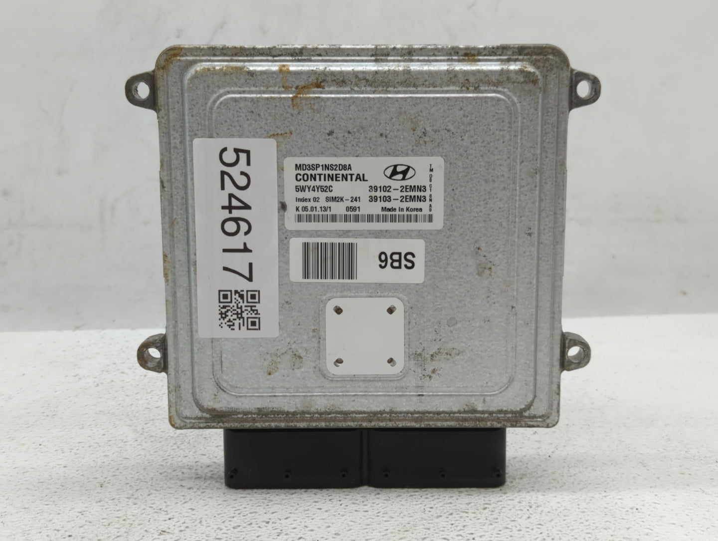 2011-2013 Hyundai Elantra PCM Engine Control Computer ECU ECM PCU OEM P/N:39103-2EMA3 39102-2EMA3 Fits Fits 2011 2012 2013 O