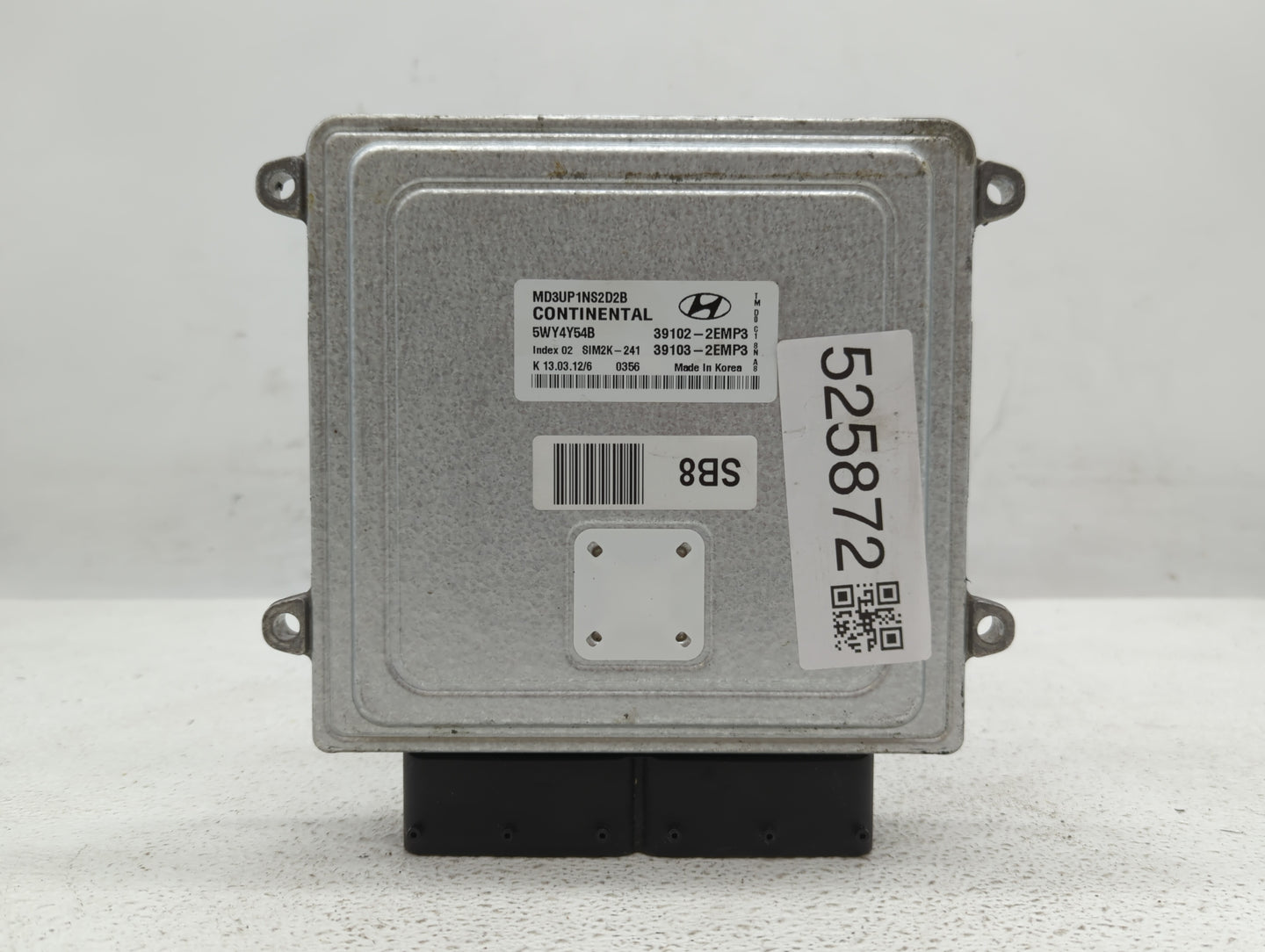 2011-2013 Hyundai Elantra PCM Engine Control Computer ECU ECM PCU OEM P/N:39102-2EMP3 Fits Fits 2011 2012 2013 OEM Used Auto