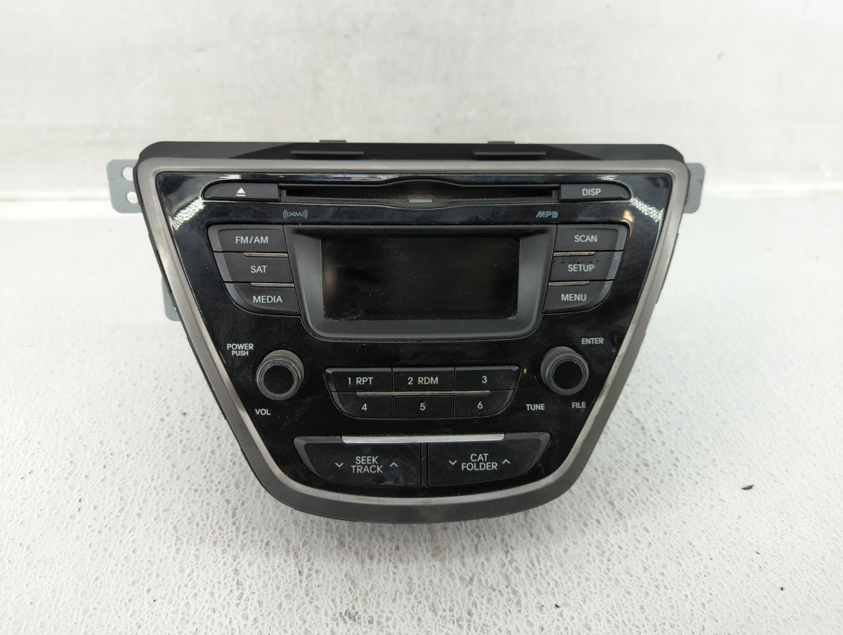 2013-2013 Hyundai Elantra Am Fm Cd Player Radio Receiver 526238 - Oemusedautoparts1.com