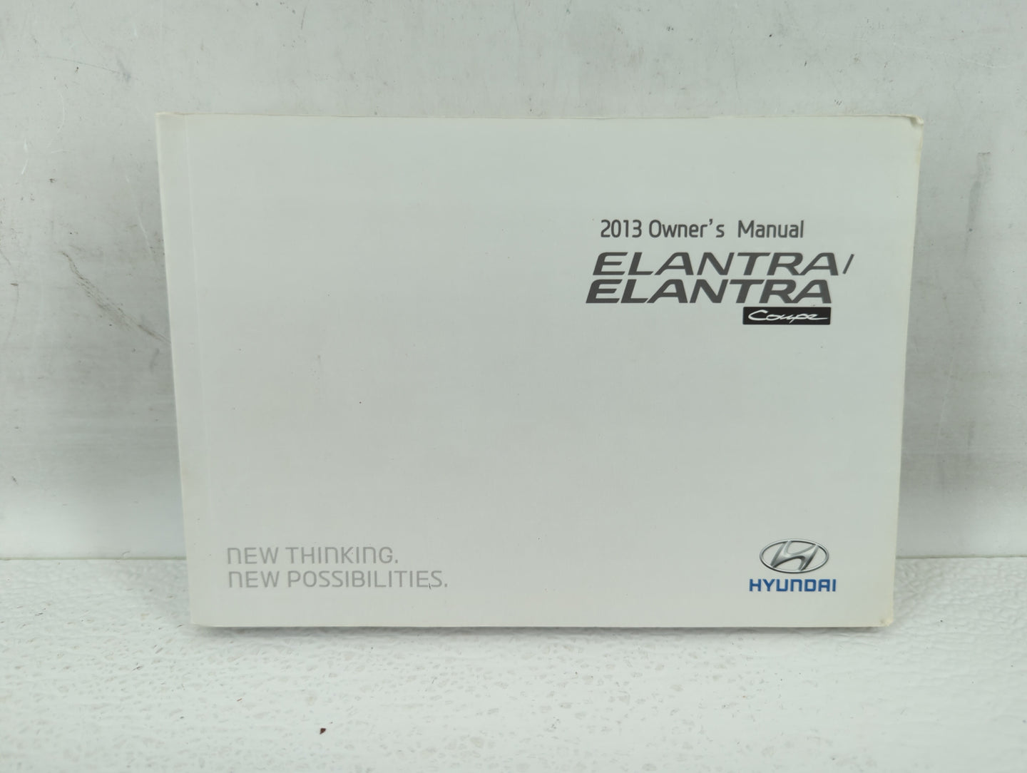 2013 Hyundai Elantra Owners Manual Book Guide OEM Used Auto Parts - Oemusedautoparts1.com