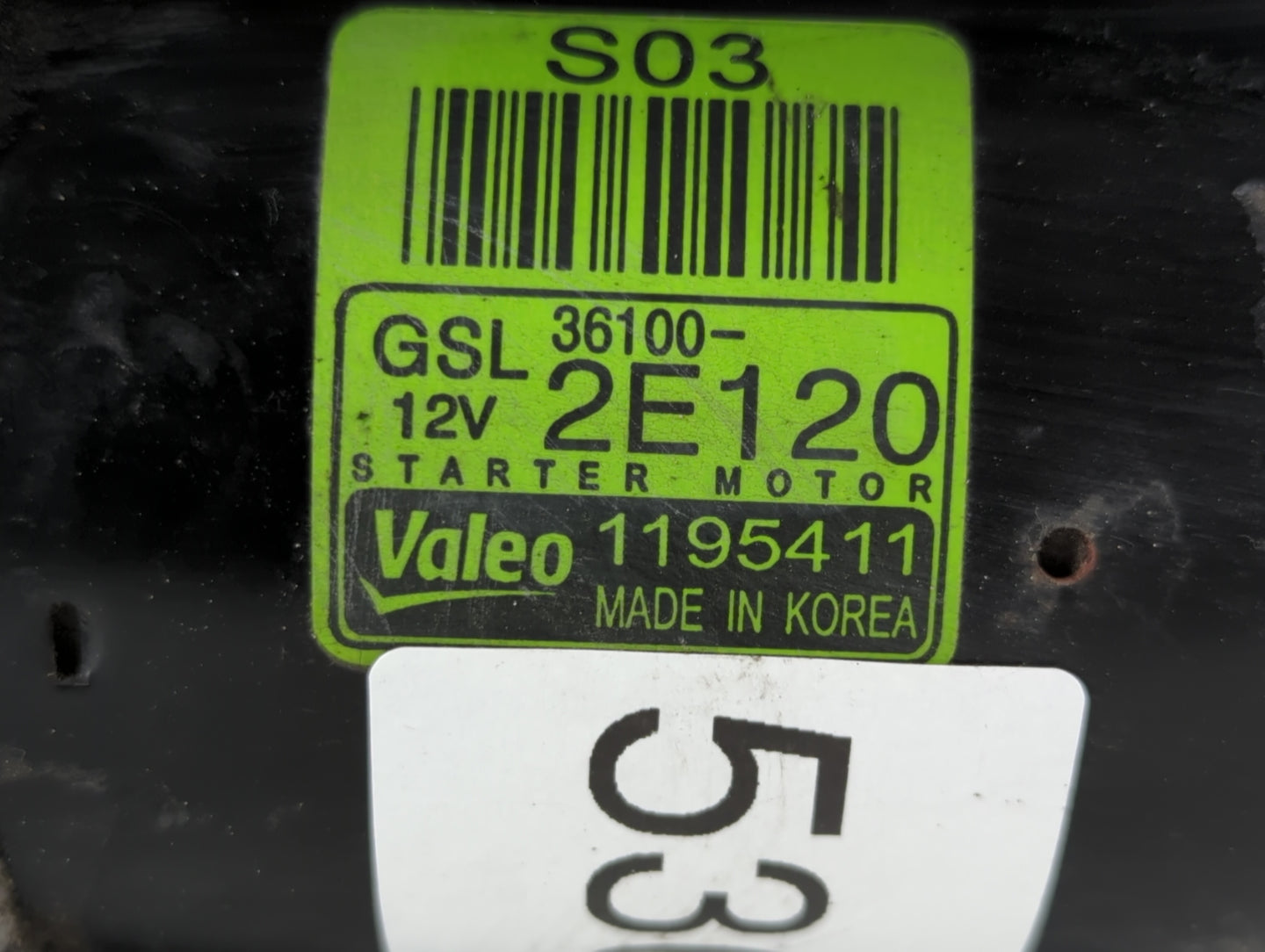 2013-2014 Hyundai Elantra Car Starter Motor Solenoid OEM P/N:36100-2E120 Fits Fits 2012 2013 2014 2015 2016 OEM Used Auto Pa