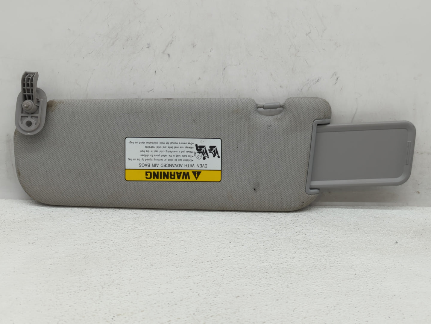 2011-2013 Hyundai Elantra Sun Visor Shade Replacement Passenger Right Mirror Fits Fits 2011 2012 2013 OEM Used Auto Parts - 