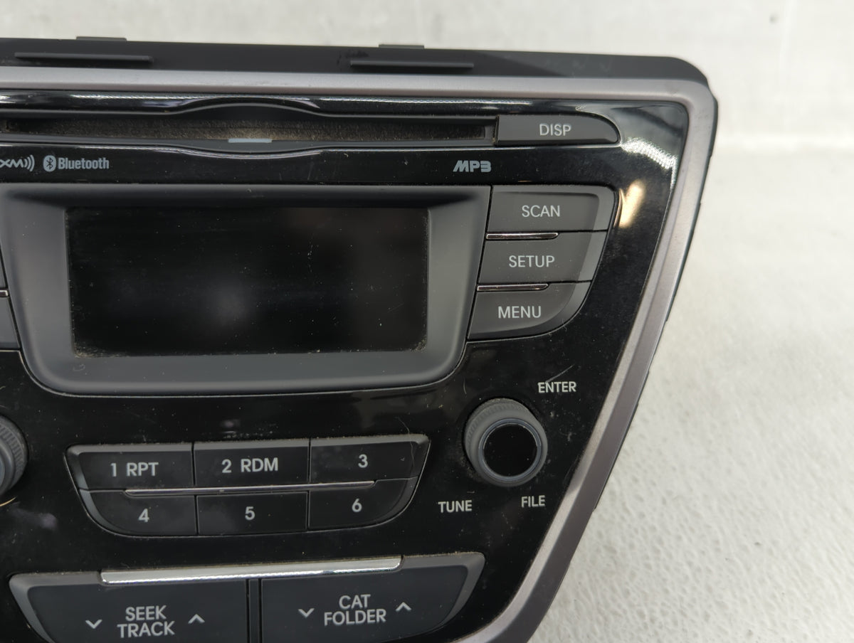 2013-2013 Hyundai Elantra Am Fm Cd Player Radio Receiver 539727 - Oemusedautoparts1.com
