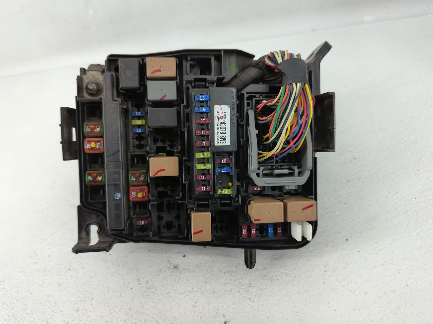2011-2013 Hyundai Elantra Fusebox Fuse Box Panel Relay Module P/N:91950-3X510 91950-3X711 Fits Fits 2011 2012 2013 OEM Used 