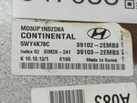 2013 Hyundai Elantra PCM Engine Control Computer ECU ECM PCU OEM P/N:39102-2EMB3 Fits OEM Used Auto Parts - Oemusedautoparts