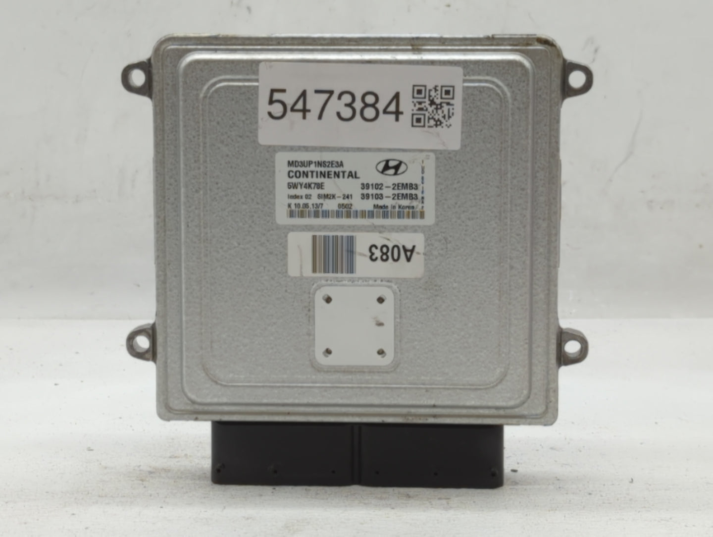 2011-2013 Hyundai Elantra PCM Engine Control Computer ECU ECM PCU OEM P/N:39102-2EMB3 39102-2EMP3 Fits Fits 2011 2012 2013 O