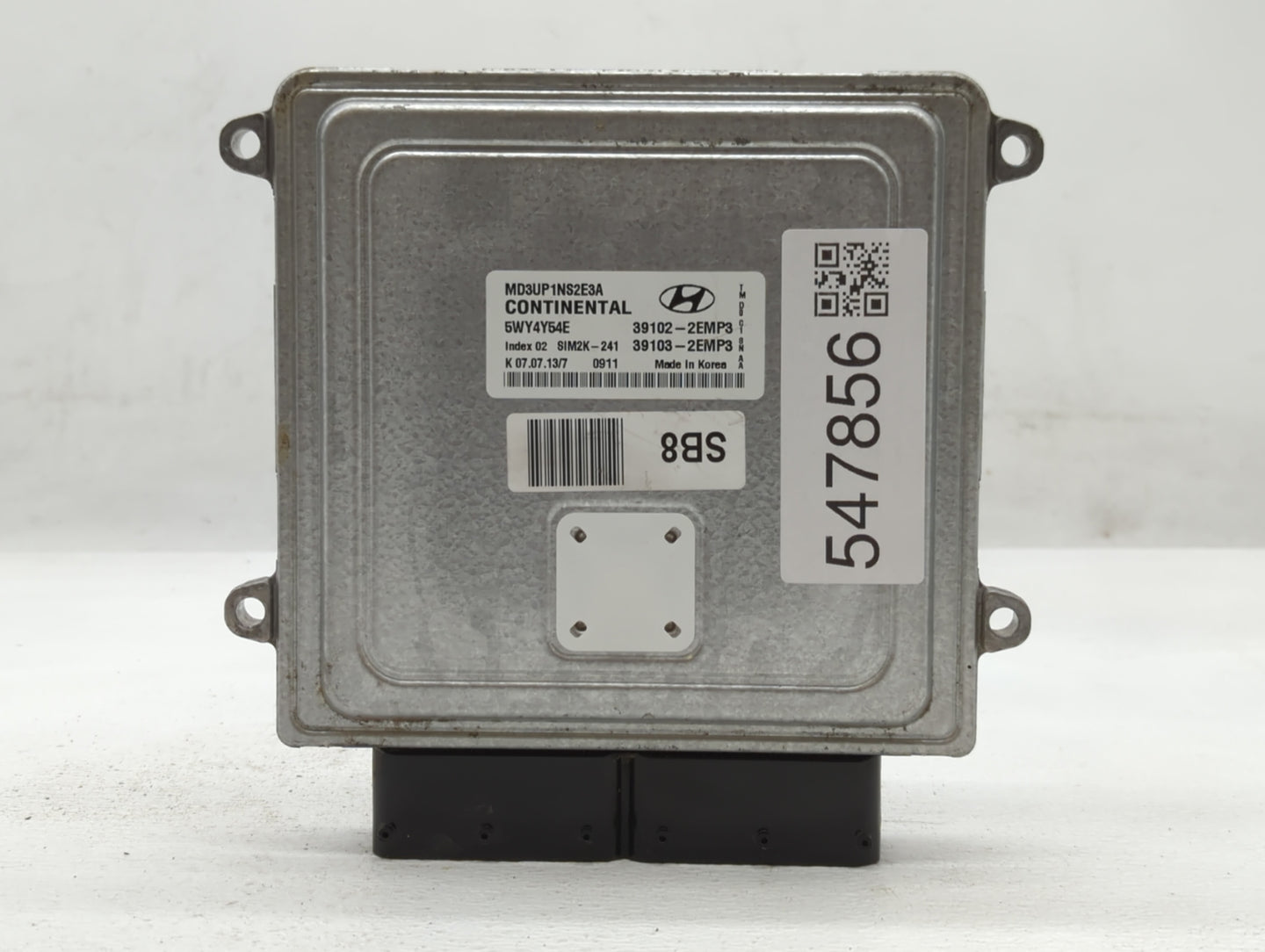 2011-2013 Hyundai Elantra PCM Engine Control Computer ECU ECM PCU OEM P/N:39102-2EMB3 39102-2EMP3 Fits Fits 2011 2012 2013 O