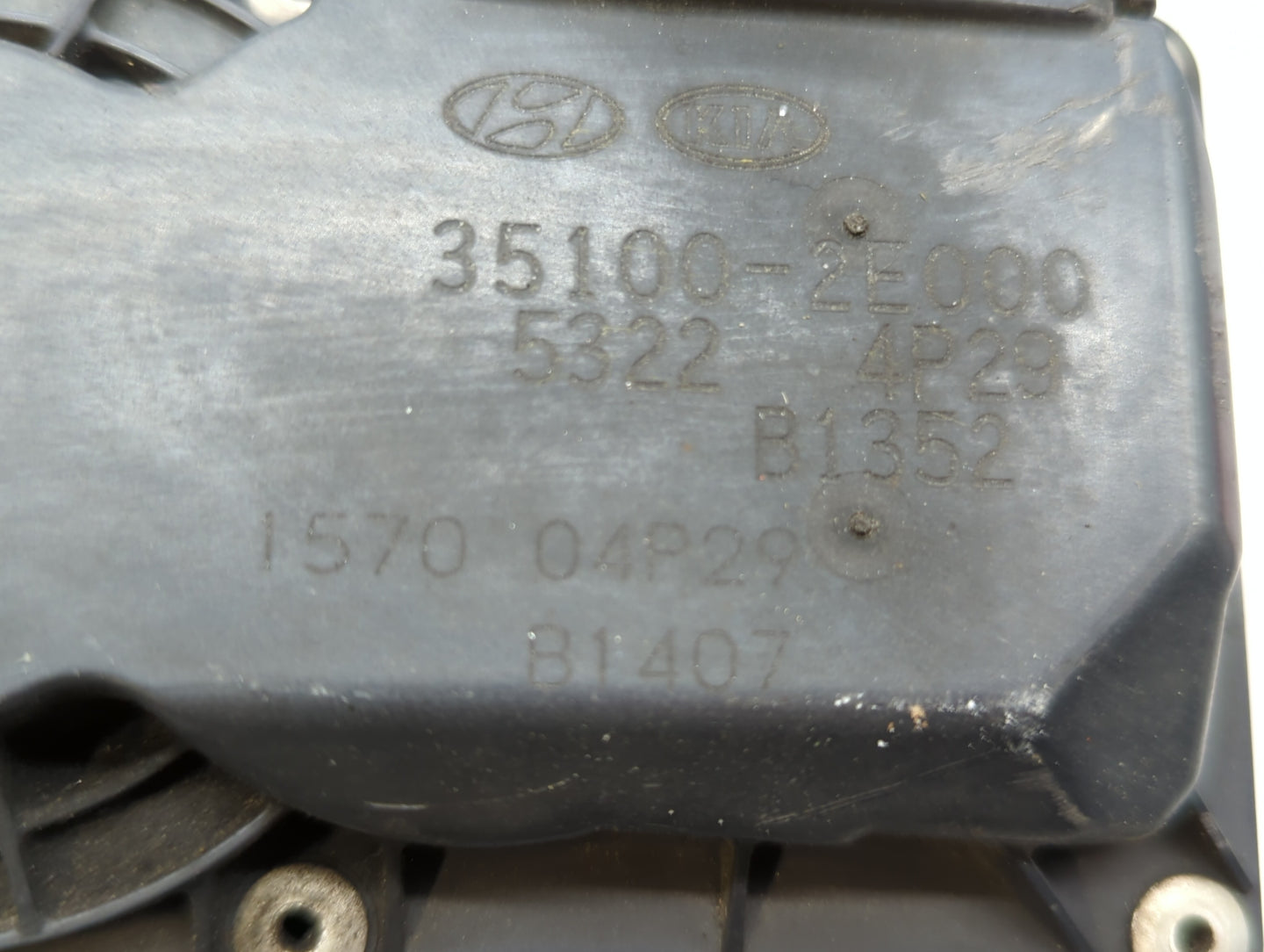 2011-2020 Hyundai Elantra Throttle Body P/N:35100-2E000 Fits Fits 2011 2012 2013 2014 2015 2016 2017 2018 2019 2020 2021 OEM