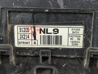 2011-2013 Hyundai Elantra Fusebox Fuse Box Panel Relay Module P/N:912053X214NL9 912053X214 Fits Fits 2011 2012 2013 OEM Used