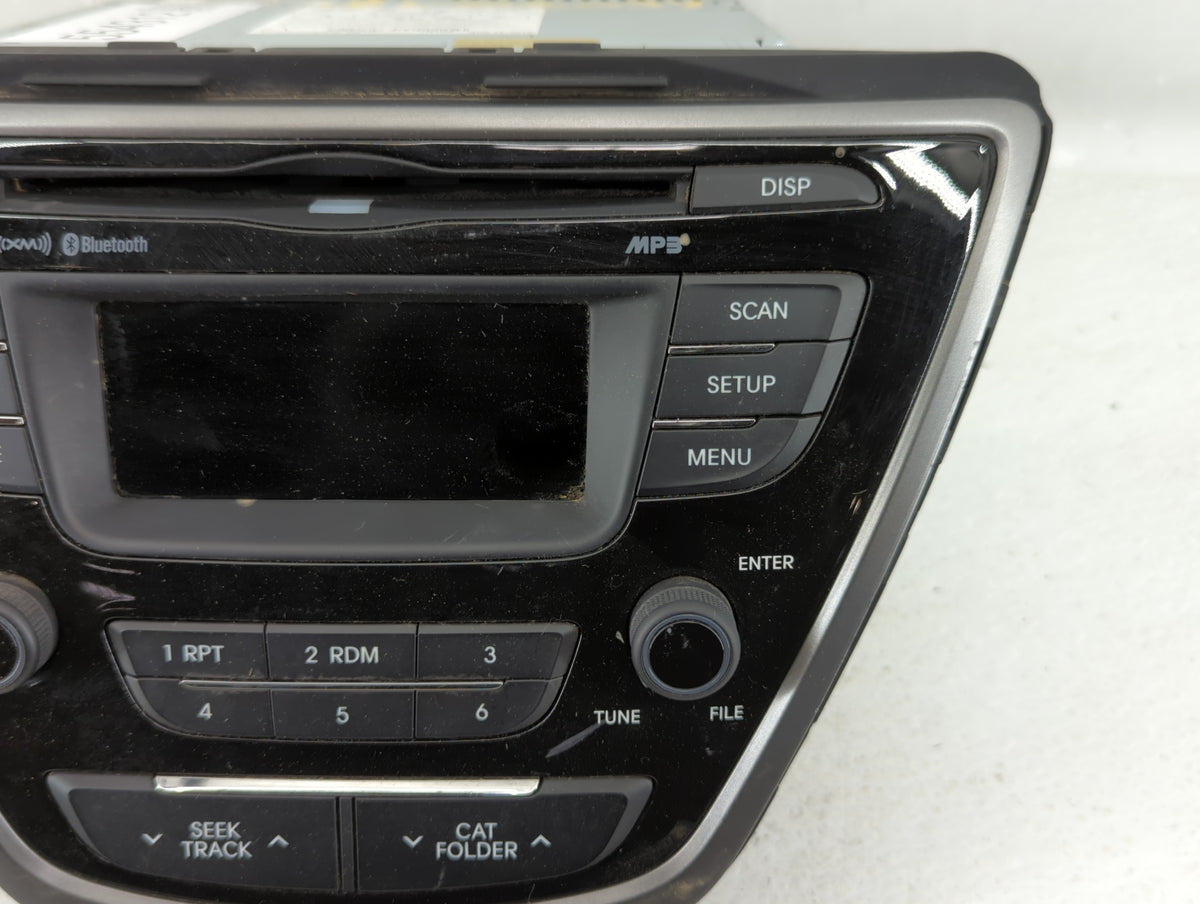 2013-2013 Hyundai Elantra Am Fm Cd Player Radio Receiver 554312 - Oemusedautoparts1.com