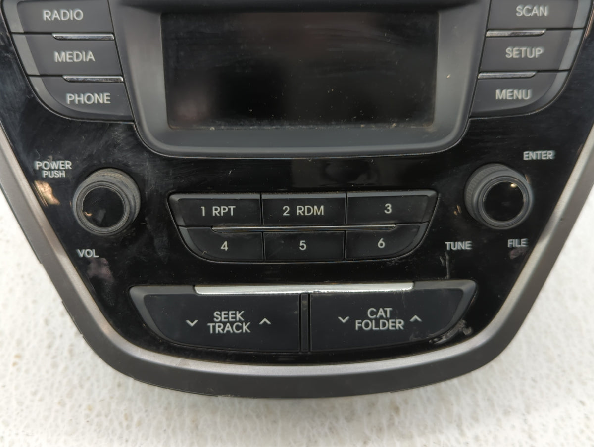 2013-2013 Hyundai Elantra Am Fm Cd Player Radio Receiver 554362 - Oemusedautoparts1.com