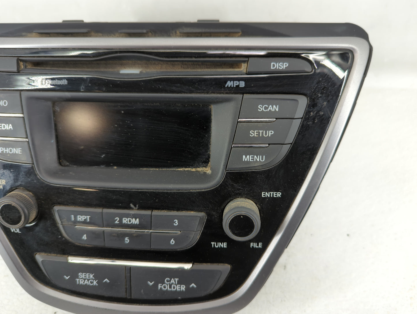 2013-2013 Hyundai Elantra Am Fm Cd Player Radio Receiver - Oemusedautoparts1.com