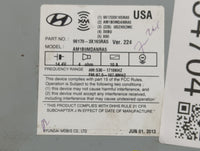 2013-2013 Hyundai Elantra Am Fm Cd Player Radio Receiver - Oemusedautoparts1.com