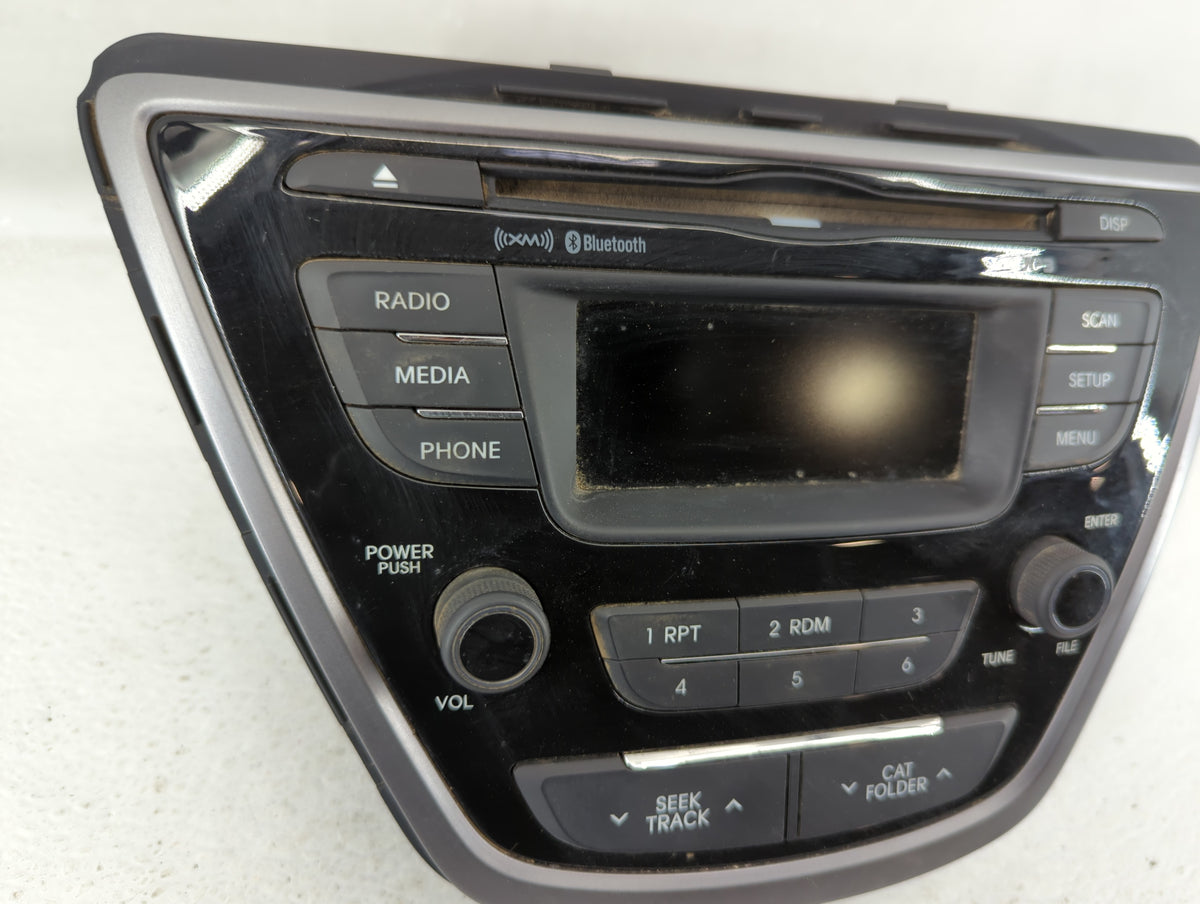 2013-2013 Hyundai Elantra Am Fm Cd Player Radio Receiver 554959 - Oemusedautoparts1.com